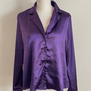 Purple Silk blouse!